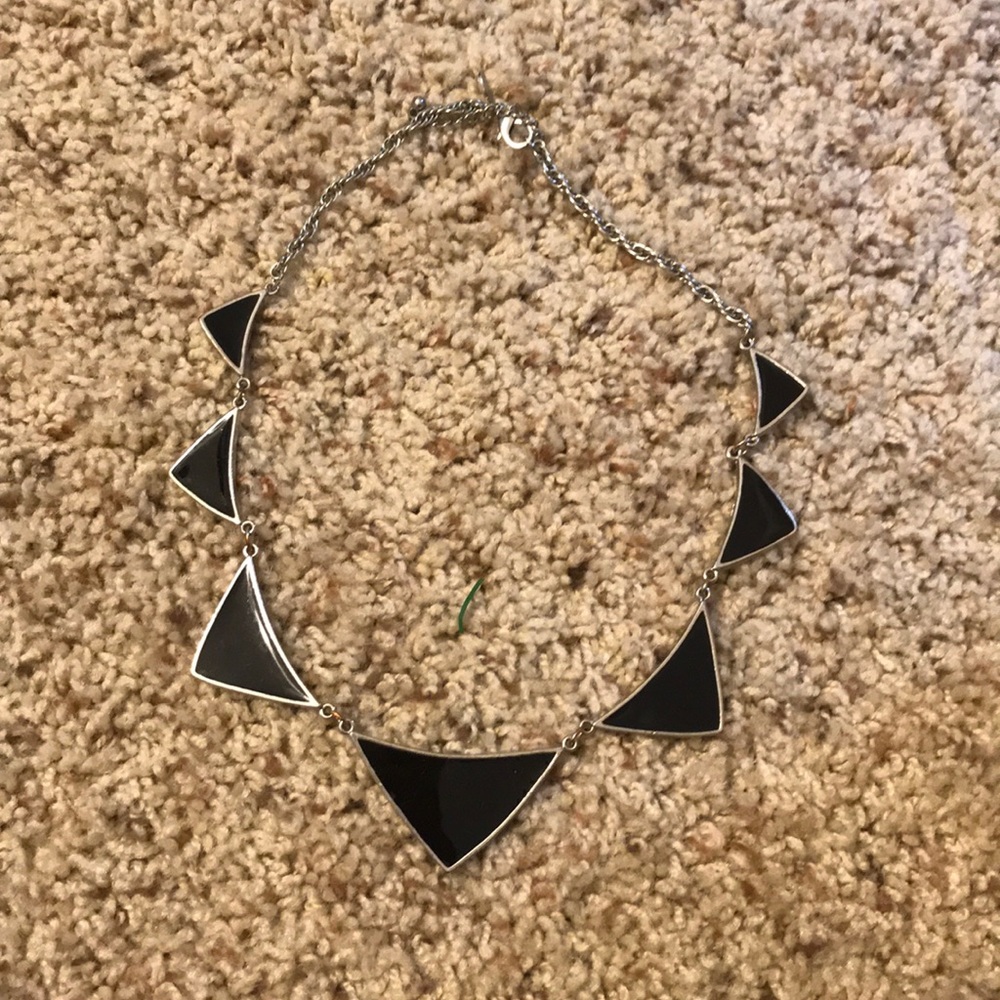 Express Black & Silver Necklace